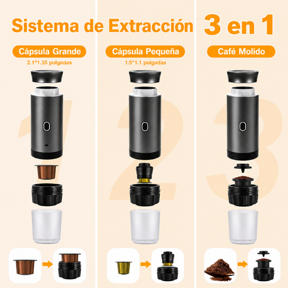 Nomadshot Cafetera Portatil 3 en 1