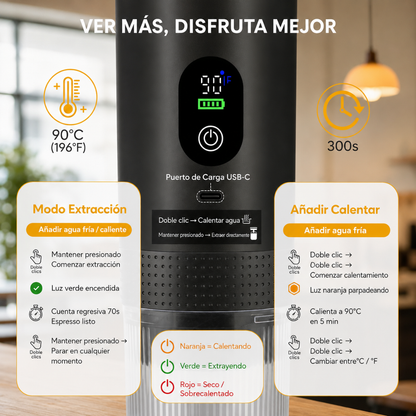 Nomadshot Cafetera Portatil 3 en 1