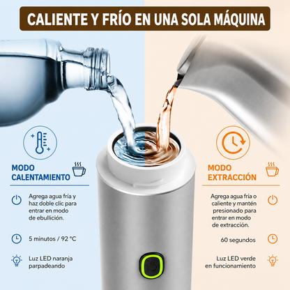Nomadshot Cafetera Portatil 3 en 1
